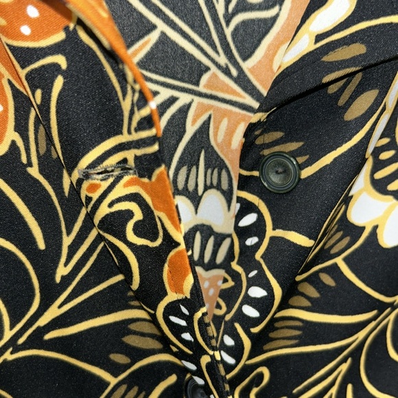 Multini Vintage Euro Dress full print fall colors! S/M - Picture 5 of 8